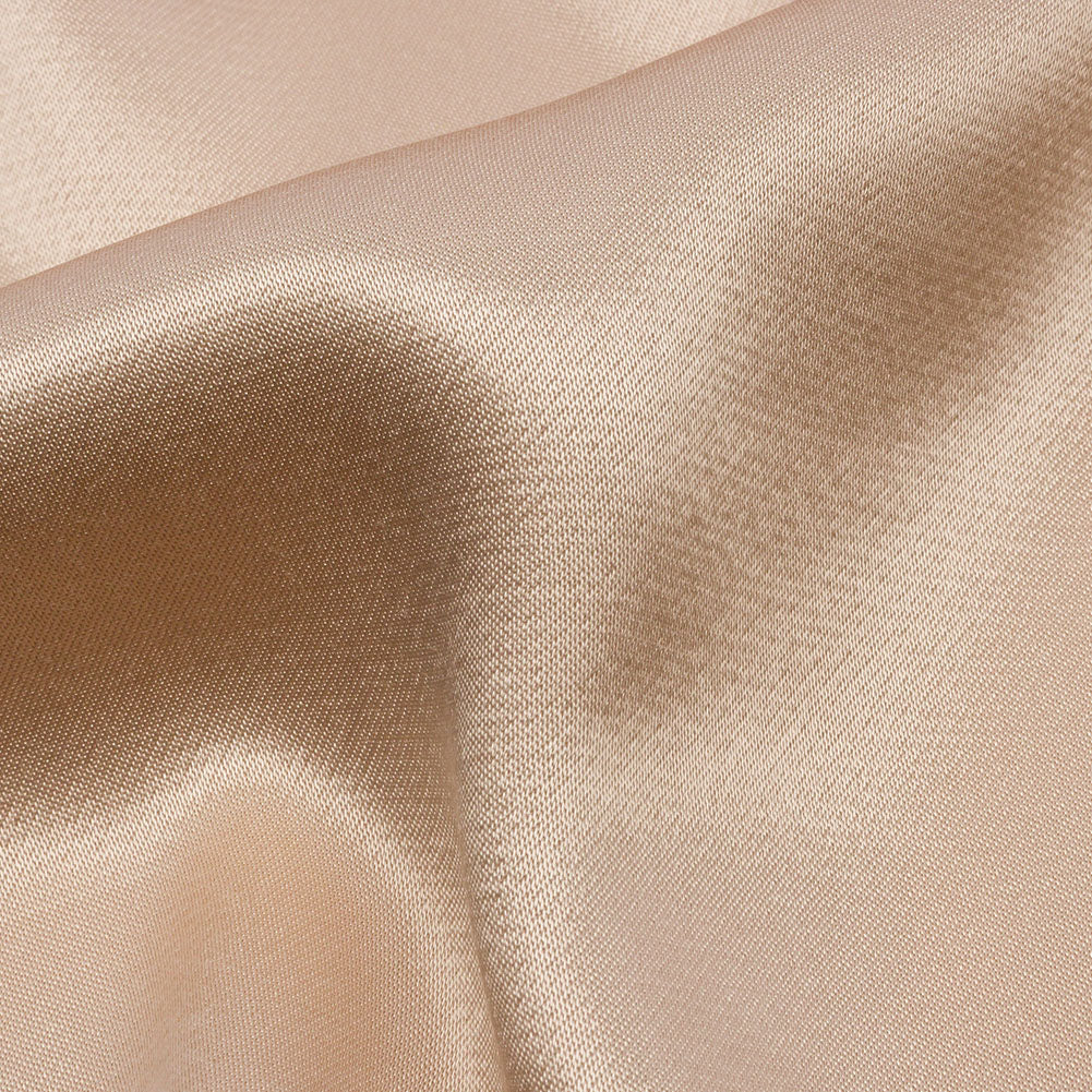 Sustainable Viscose Fluid Satin - Tan - Mood Exclusive Elliana Collection Sustainable Viscose Fluid Satin - Tan - Mood Exclusive Elliana Collection