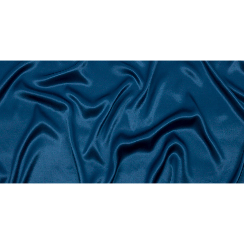 Sustainable Viscose Fluid Satin - Blue - Mood Exclusive Elliana Collection Sustainable Viscose Fluid Satin - Blue - Mood Exclusive Elliana Collection