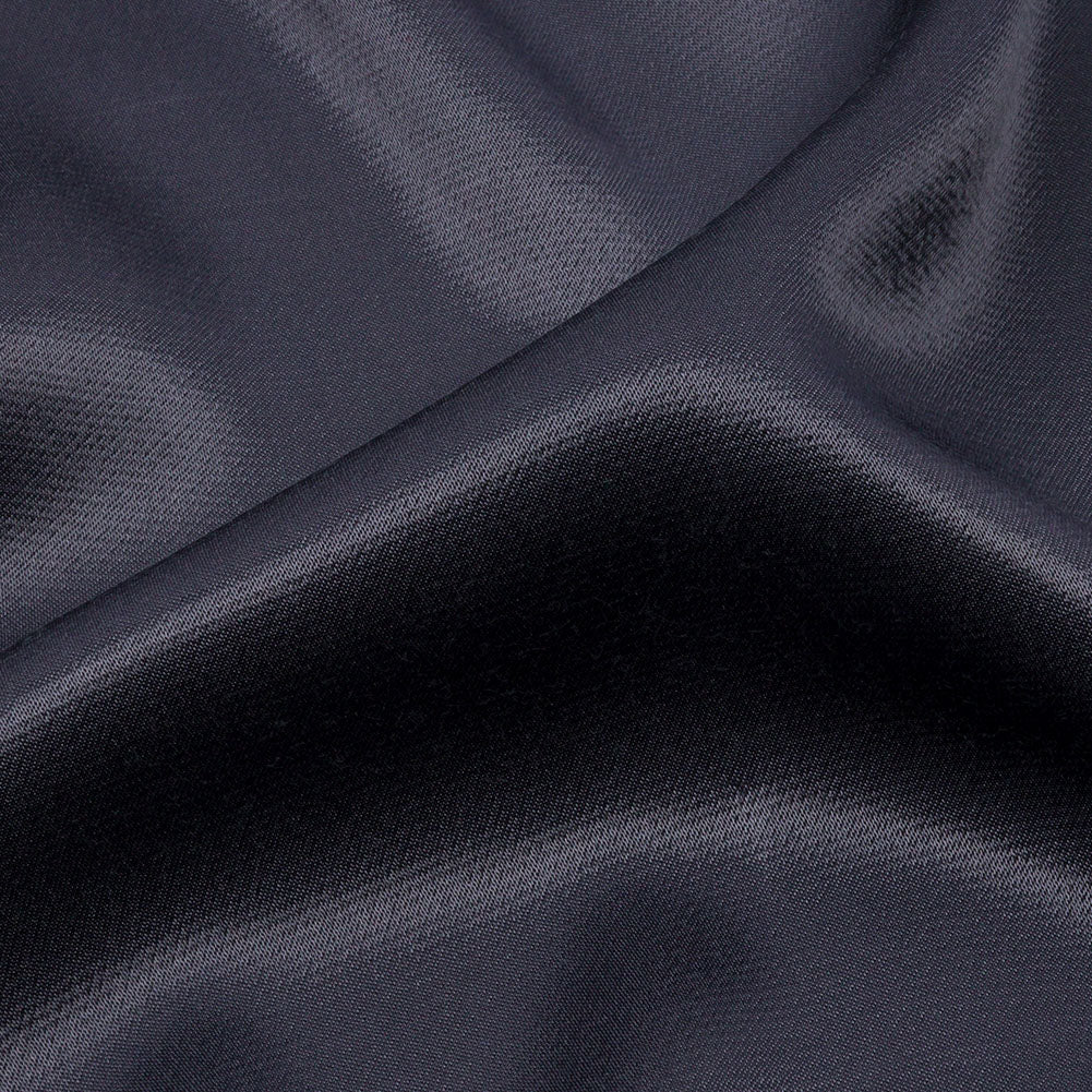 Sustainable Viscose Fluid Satin - Graphite - Mood Exclusive Elliana Collection Sustainable Viscose Fluid Satin - Graphite - Mood Exclusive Elliana Collection