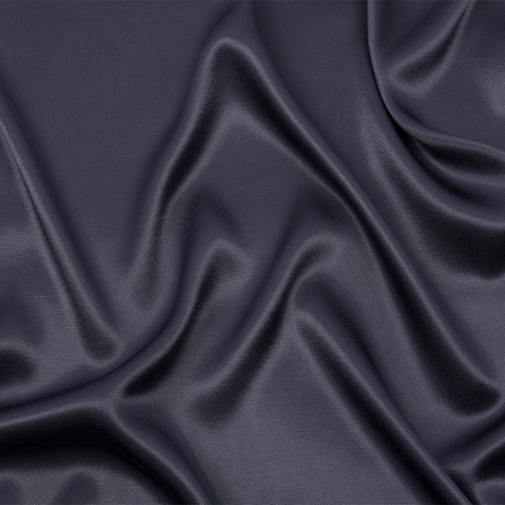 Sustainable Viscose Fluid Satin - Graphite - Mood Exclusive Elliana Collection Sustainable Viscose Fluid Satin - Graphite - Mood Exclusive Elliana Collection