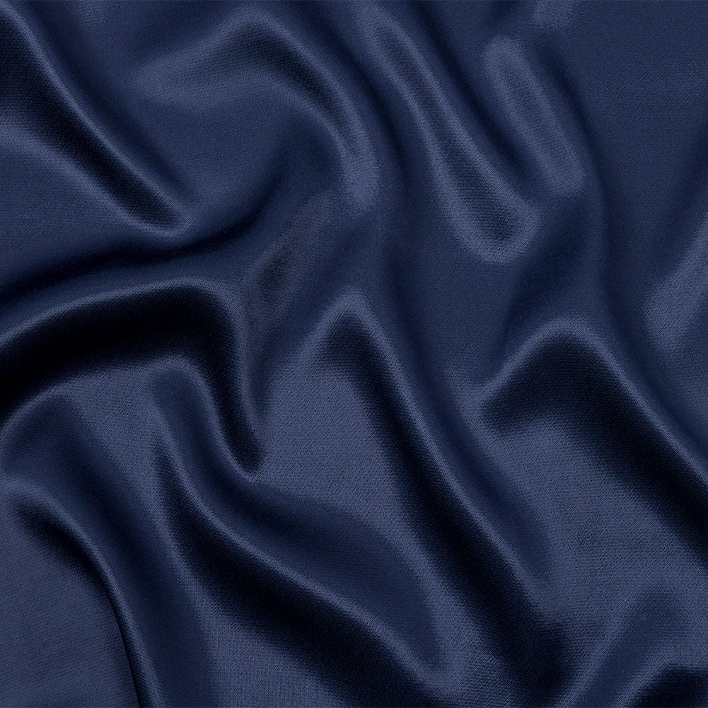 Sustainable Viscose Fluid Satin - Navy - Mood Exclusive Elliana Collection Sustainable Viscose Fluid Satin - Navy - Mood Exclusive Elliana Collection