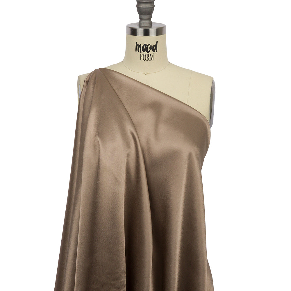 Sustainable Viscose Fluid Satin - Taupe - Mood Exclusive Elliana Collection Sustainable Viscose Fluid Satin - Taupe - Mood Exclusive Elliana Collection