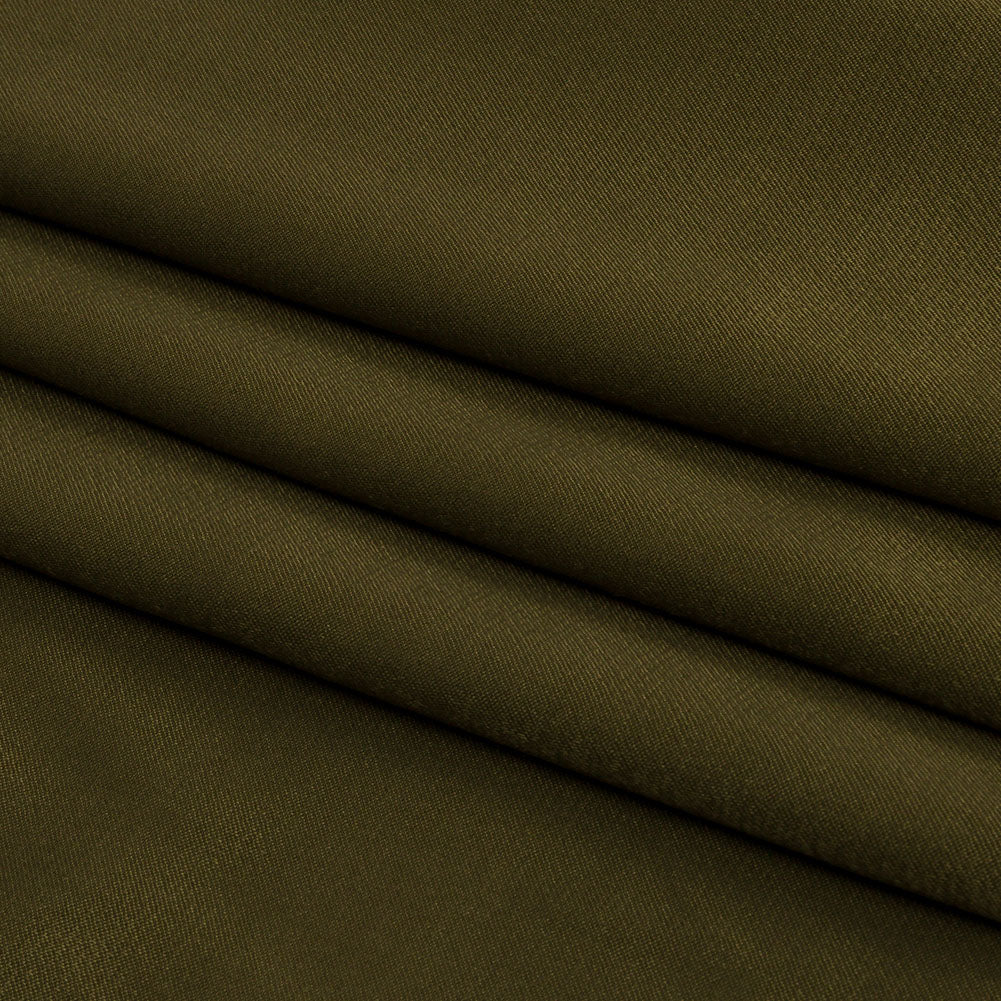 Sustainable Viscose Fluid Satin - Olive Green - Mood Exclusive Elliana Collection Sustainable Viscose Fluid Satin - Olive Green - Mood Exclusive Elliana Collection