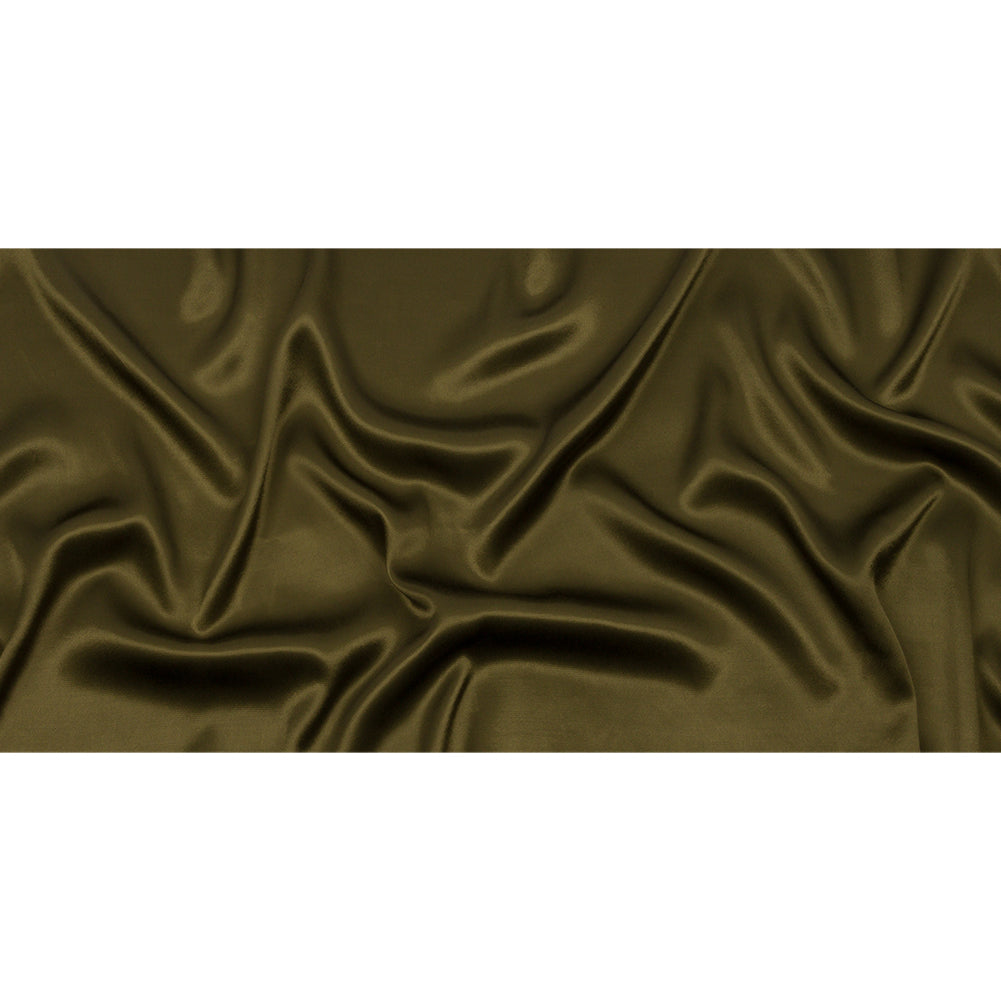 Sustainable Viscose Fluid Satin - Olive Green - Mood Exclusive Elliana Collection Sustainable Viscose Fluid Satin - Olive Green - Mood Exclusive Elliana Collection