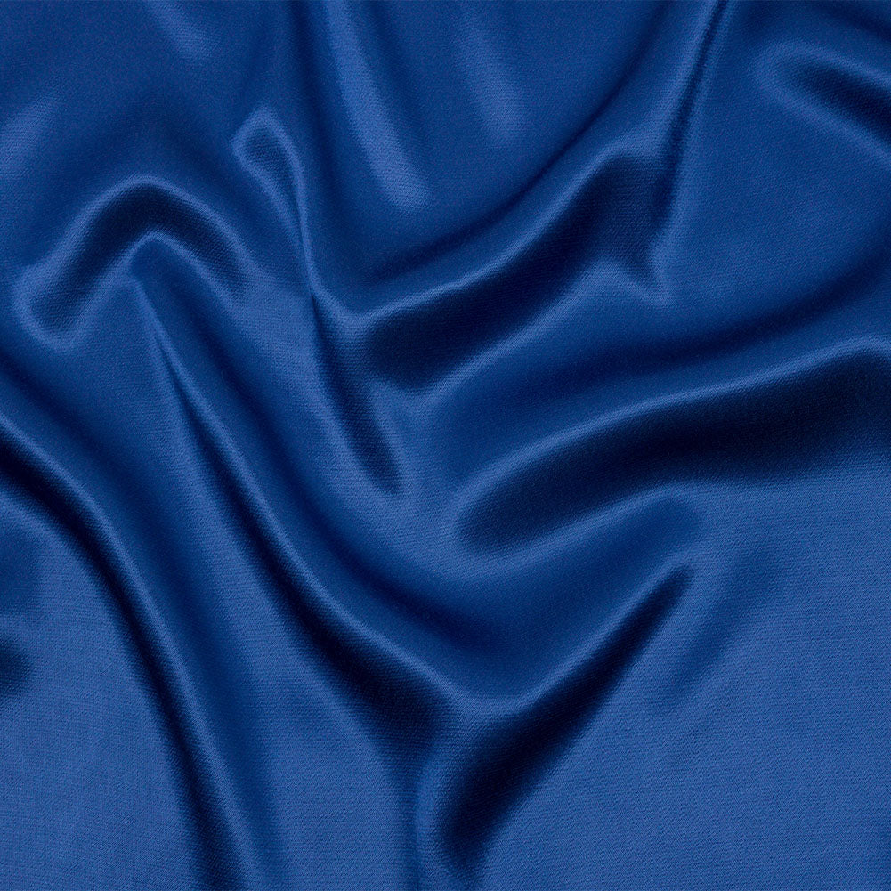 Sustainable Viscose Fluid Satin - Cobalt Blue - Mood Exclusive Elliana Collection Sustainable Viscose Fluid Satin - Cobalt Blue - Mood Exclusive Elliana Collection