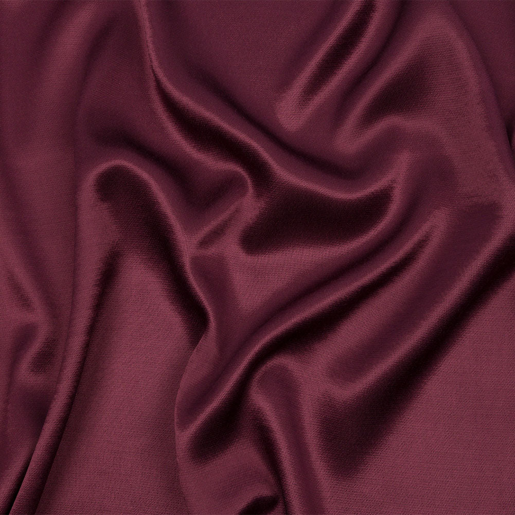 Sustainable Viscose Fluid Satin - Burgundy - Mood Exclusive Elliana Collection Sustainable Viscose Fluid Satin - Burgundy - Mood Exclusive Elliana Collection
