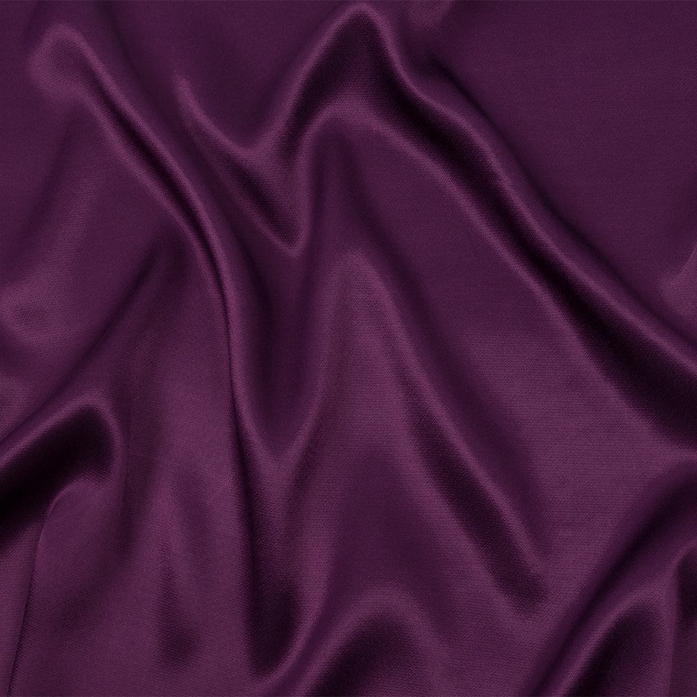 Sustainable Viscose Fluid Satin - Plum - Mood Exclusive Elliana Collection Sustainable Viscose Fluid Satin - Plum - Mood Exclusive Elliana Collection