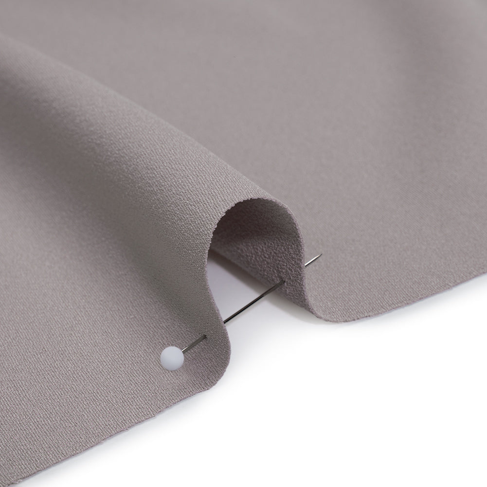 Luxe Recycled Polyester Crepe - Silver - Mood Exclusive Celastrina Collection - Detail Luxe Recycled Polyester Crepe - Silver - Mood Exclusive Celastrina Collection - Detail