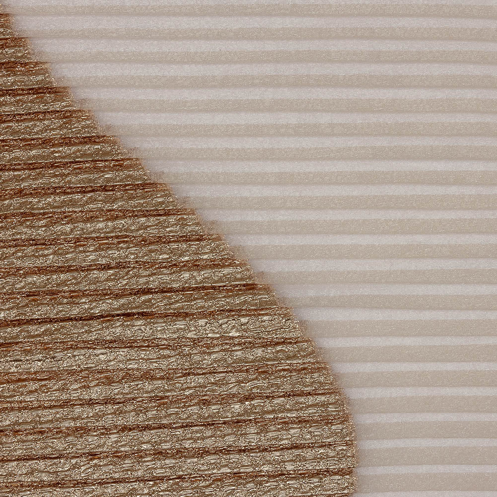 Metallic Champagne Waves Pleated Luxury Burnout Brocade Metallic Champagne Waves Pleated Luxury Burnout Brocade