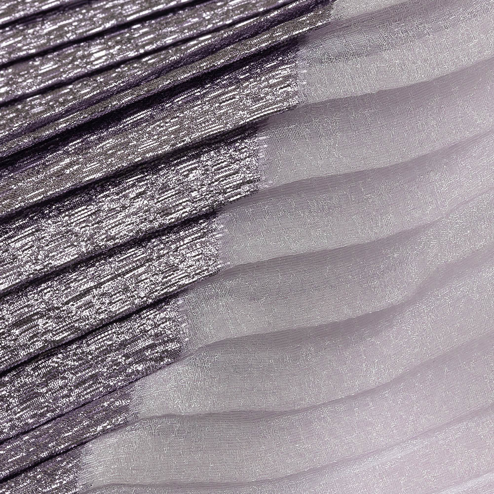 Metallic Lilac Waves Pleated Luxury Burnout Brocade Metallic Lilac Waves Pleated Luxury Burnout Brocade