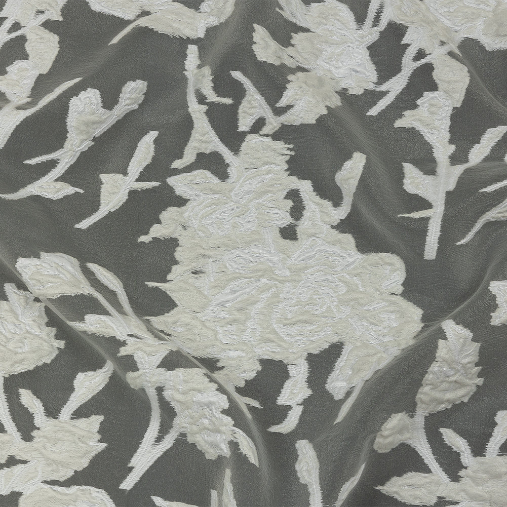 Metallic Lacquer Roses Luxury Burnout Brocade Metallic Lacquer Roses Luxury Burnout Brocade