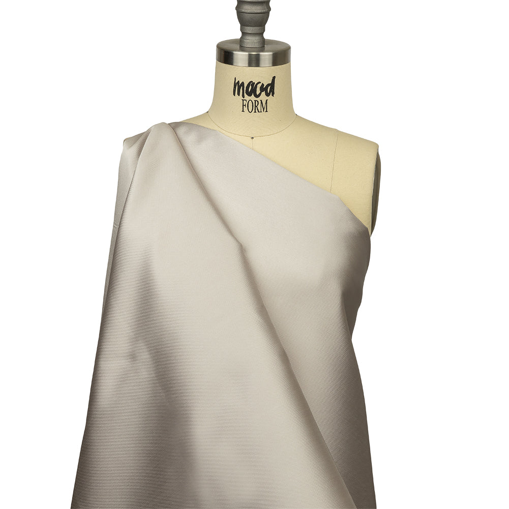 Olwyn Metallic Beige Double Faced Luxury Mikado Olwyn Metallic Beige Double Faced Luxury Mikado