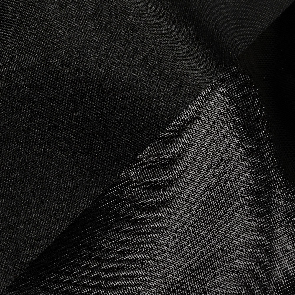 Olwyn Metallic Black Double Faced Luxury Mikado Olwyn Metallic Black Double Faced Luxury Mikado