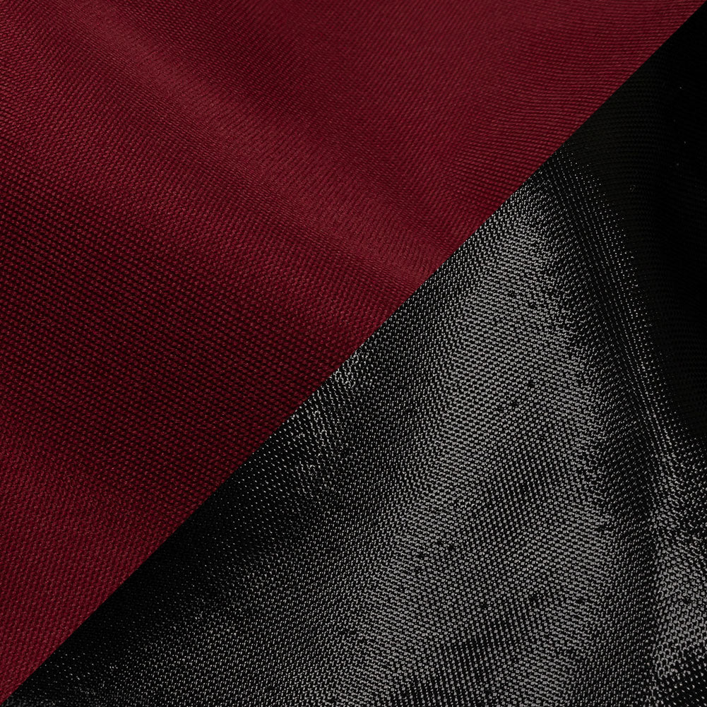 Olwyn Metallic Black and Space Cherry Double Faced Luxury Mikado Olwyn Metallic Black and Space Cherry Double Faced Luxury Mikado