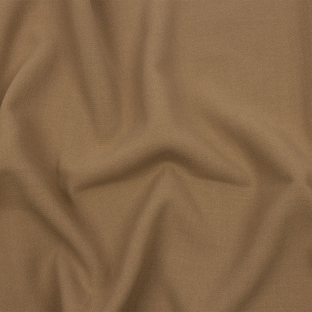Tan Wool Crepe Double Cloth Tan Wool Crepe Double Cloth