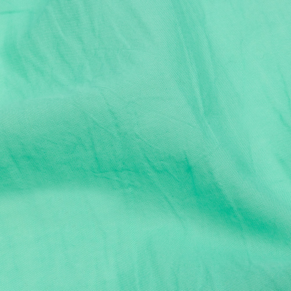 Bright Mint Cotton Voile Detail Bright Mint Cotton Voile Detail