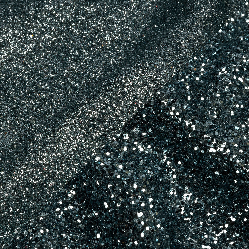 Double Faced Glitter Tulle - Gunmetal - Gala Collection Double Faced Glitter Tulle - Gunmetal - Gala Collection
