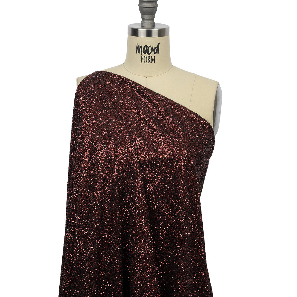 Double Faced Glitter Tulle - Burgundy - Gala Collection - Drape Double Faced Glitter Tulle - Burgundy - Gala Collection - Drape
