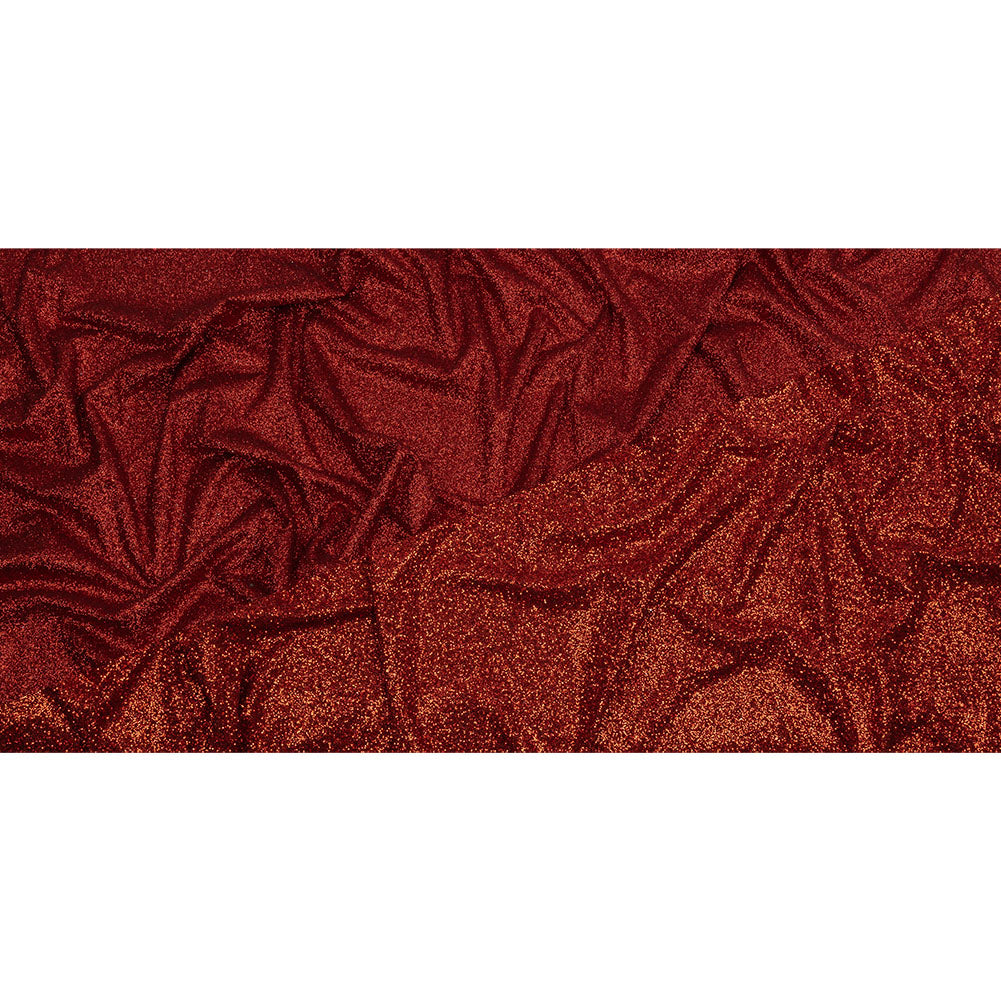 Double Faced Glitter Tulle - Fiery Red - Gala Collection Double Faced Glitter Tulle - Fiery Red - Gala Collection