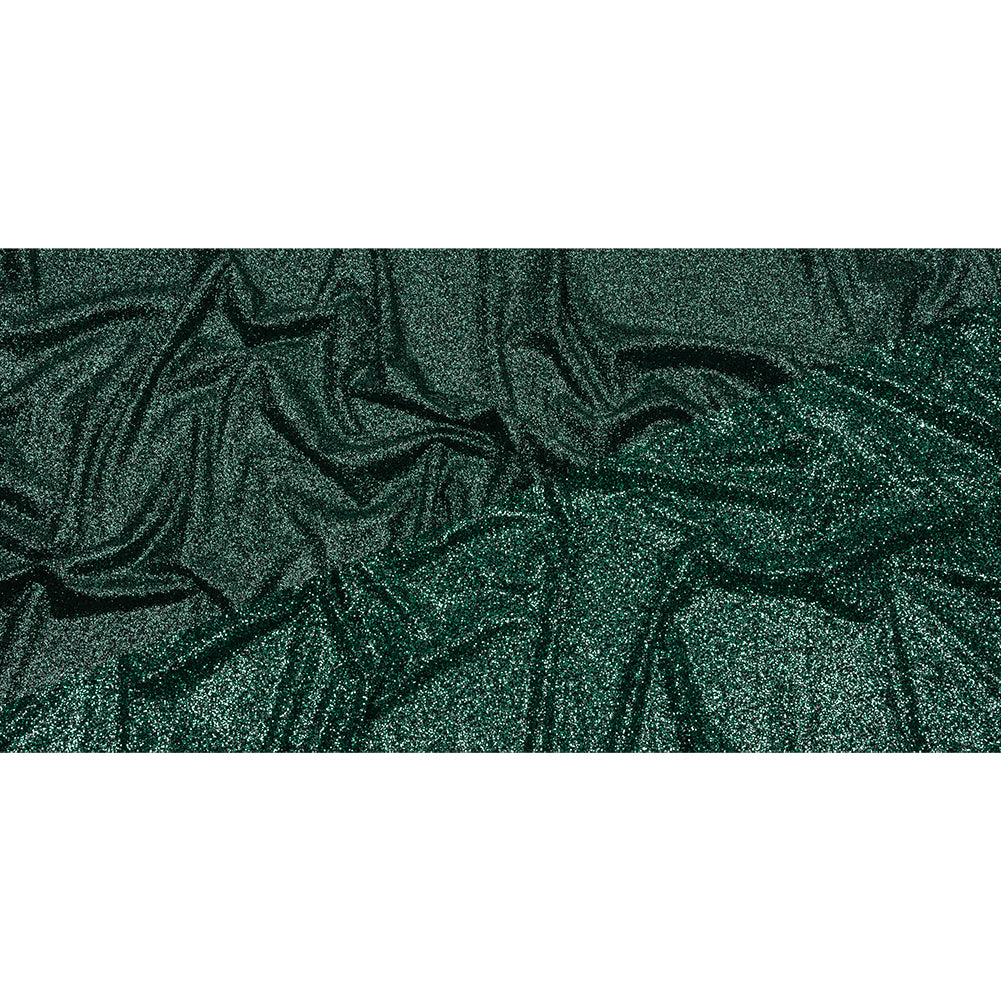 Double Faced Glitter Tulle - Dark Emerald and Black - Gala Collection Double Faced Glitter Tulle - Dark Emerald and Black - Gala Collection