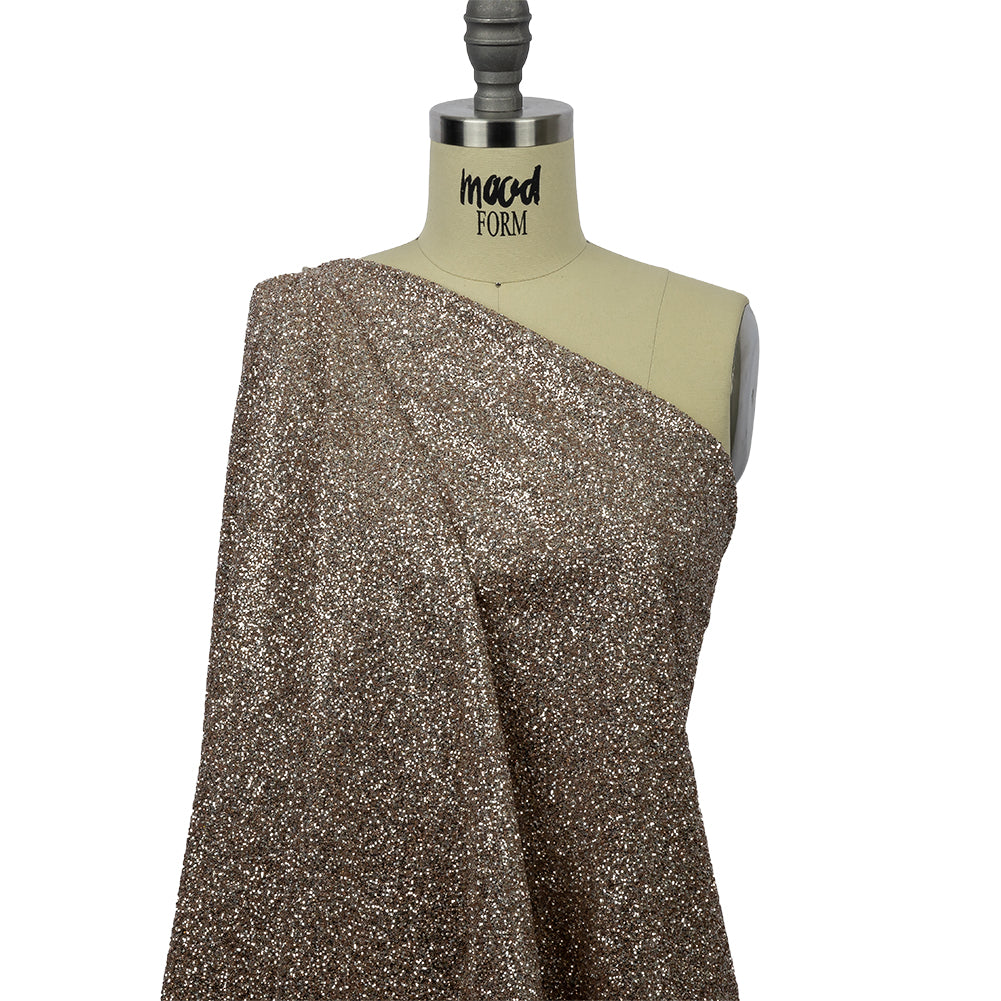 Double Faced Glitter Tulle - Rose Gold and Silver - Gala Collection - Drape Double Faced Glitter Tulle - Rose Gold and Silver - Gala Collection - Drape