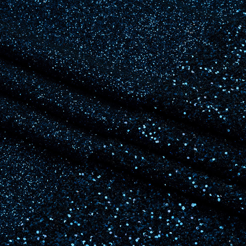Double Faced Glitter Tulle - Navy - Gala Collection Double Faced Glitter Tulle - Navy - Gala Collection
