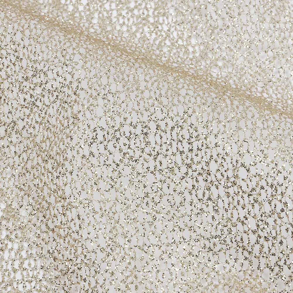 White and Gold Ombre Glitter Webbing White and Gold Ombre Glitter Webbing