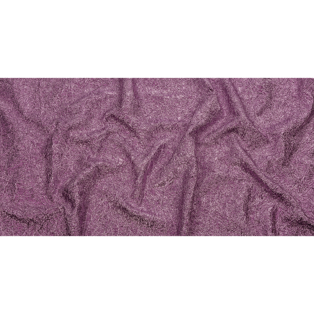 Astrolabe Metallic Bright Orchid Crinkled Luxury Brocade with Black Backing Astrolabe Metallic Bright Orchid Crinkled Luxury Brocade with Black Backing