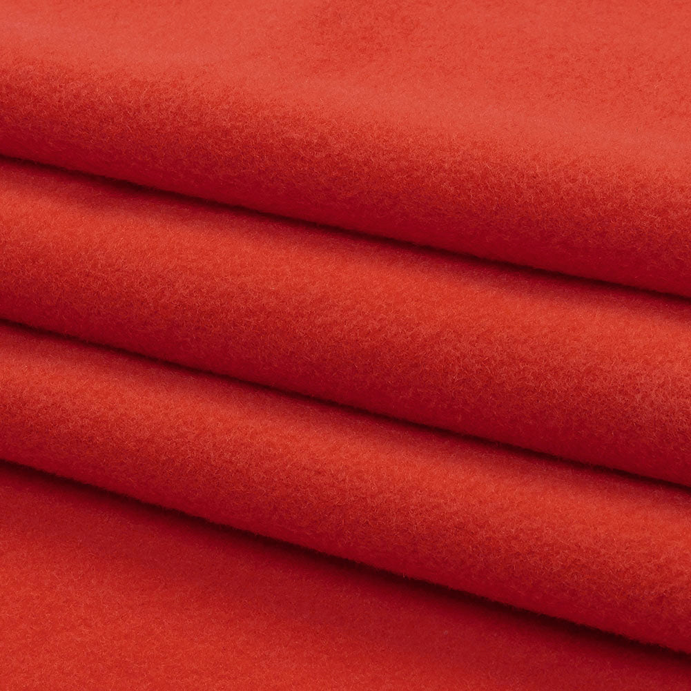 Wool and Cashmere Coating Made in Italy - Coral - Alberini Collection Wool and Cashmere Coating Made in Italy - Coral - Alberini Collection