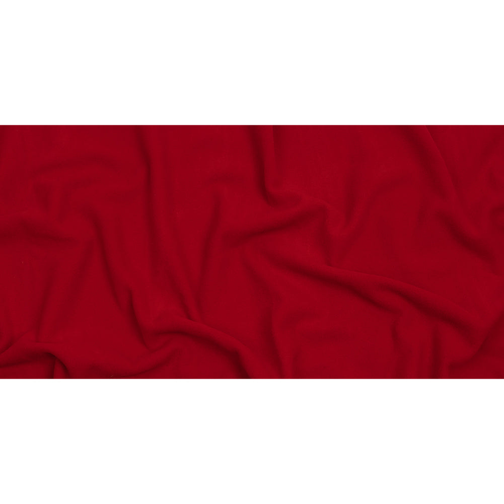 Wool and Cashmere Coating Made in Italy - Poppy Red - Alberini Collection Wool and Cashmere Coating Made in Italy - Poppy Red - Alberini Collection