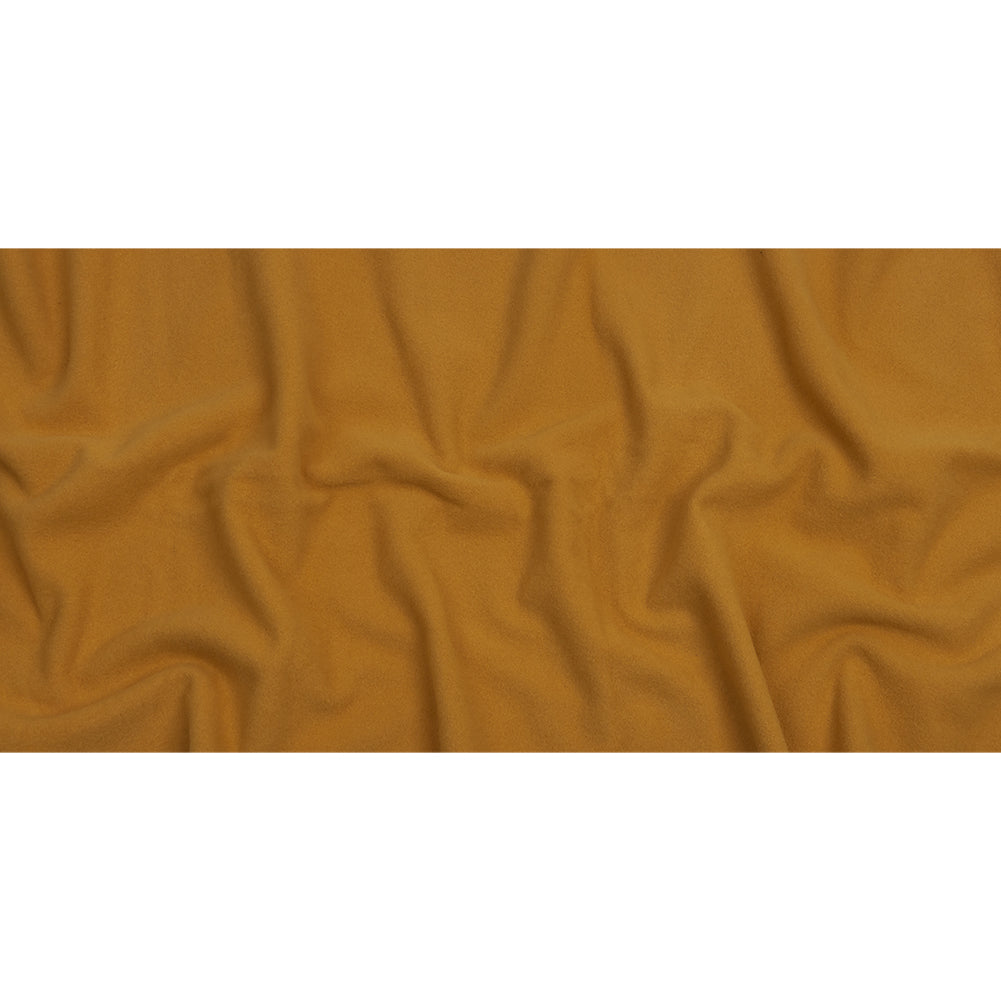 Wool and Cashmere Coating Made in Italy - Yellow Ochre - Alberini Collection Wool and Cashmere Coating Made in Italy - Yellow Ochre - Alberini Collection