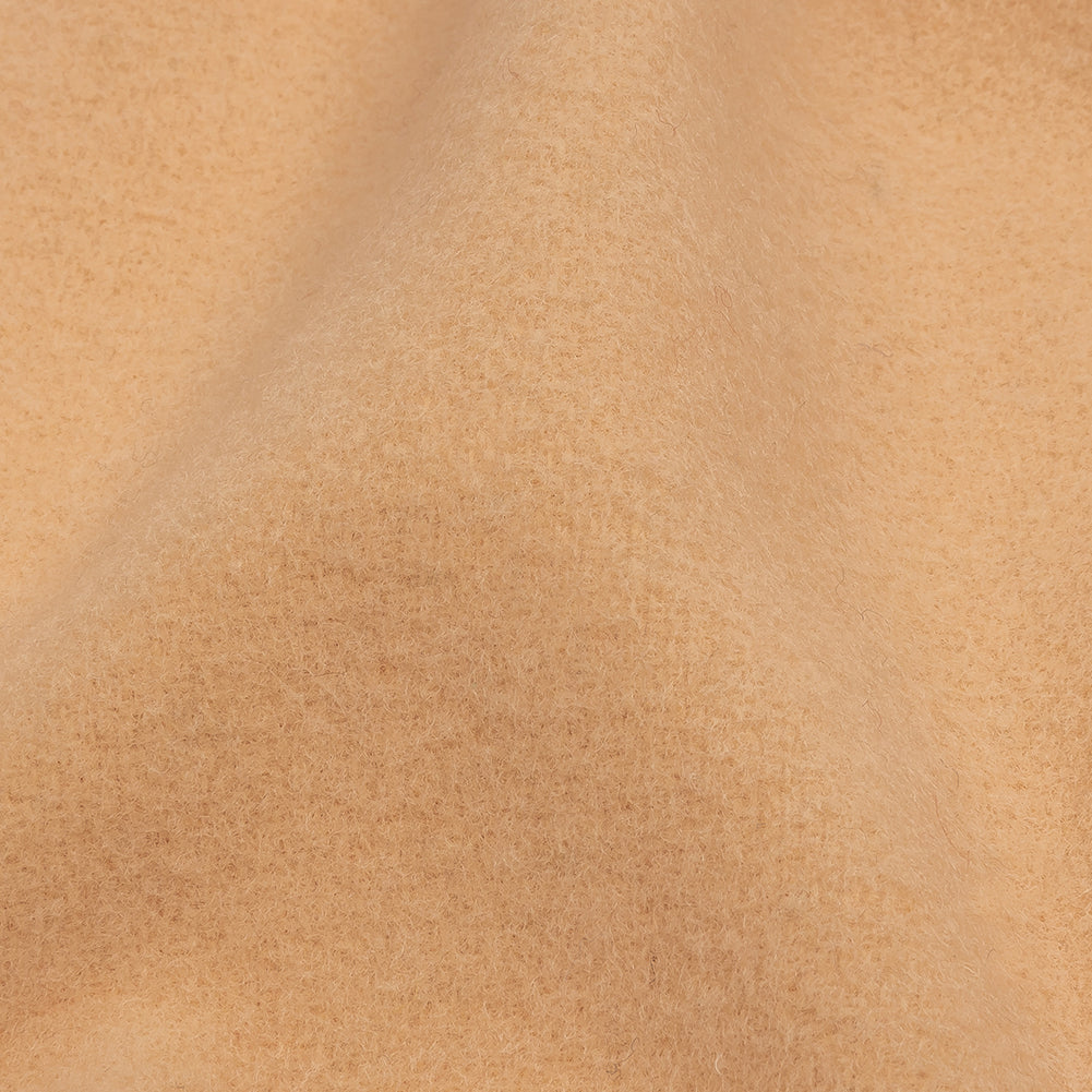 Wool and Cashmere Coating Made in Italy - Beige - Alberini Collection Wool and Cashmere Coating Made in Italy - Beige - Alberini Collection