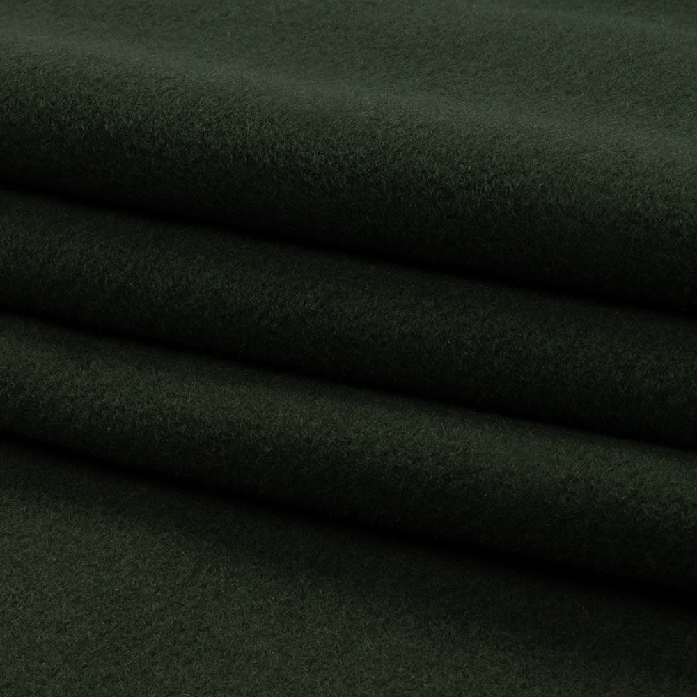 Wool and Cashmere Coating Made in Italy - Olive - Alberini Collection
