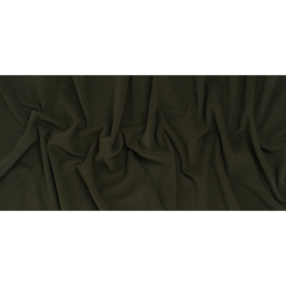 Wool and Cashmere Coating Made in Italy - Olive - Alberini Collection - Full Wool and Cashmere Coating Made in Italy - Olive - Alberini Collection - Full