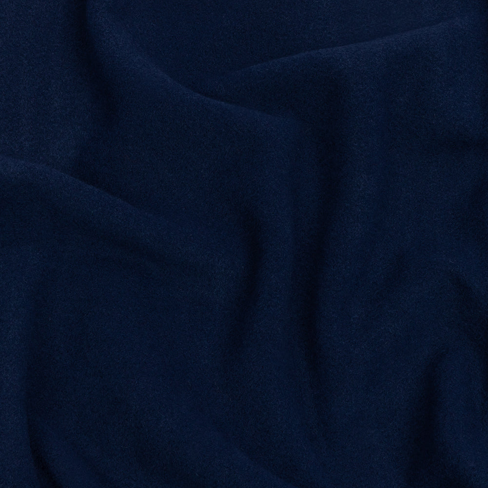 Wool and Cashmere Coating Made in Italy - Navy - Alberini Collection Wool and Cashmere Coating Made in Italy - Navy - Alberini Collection