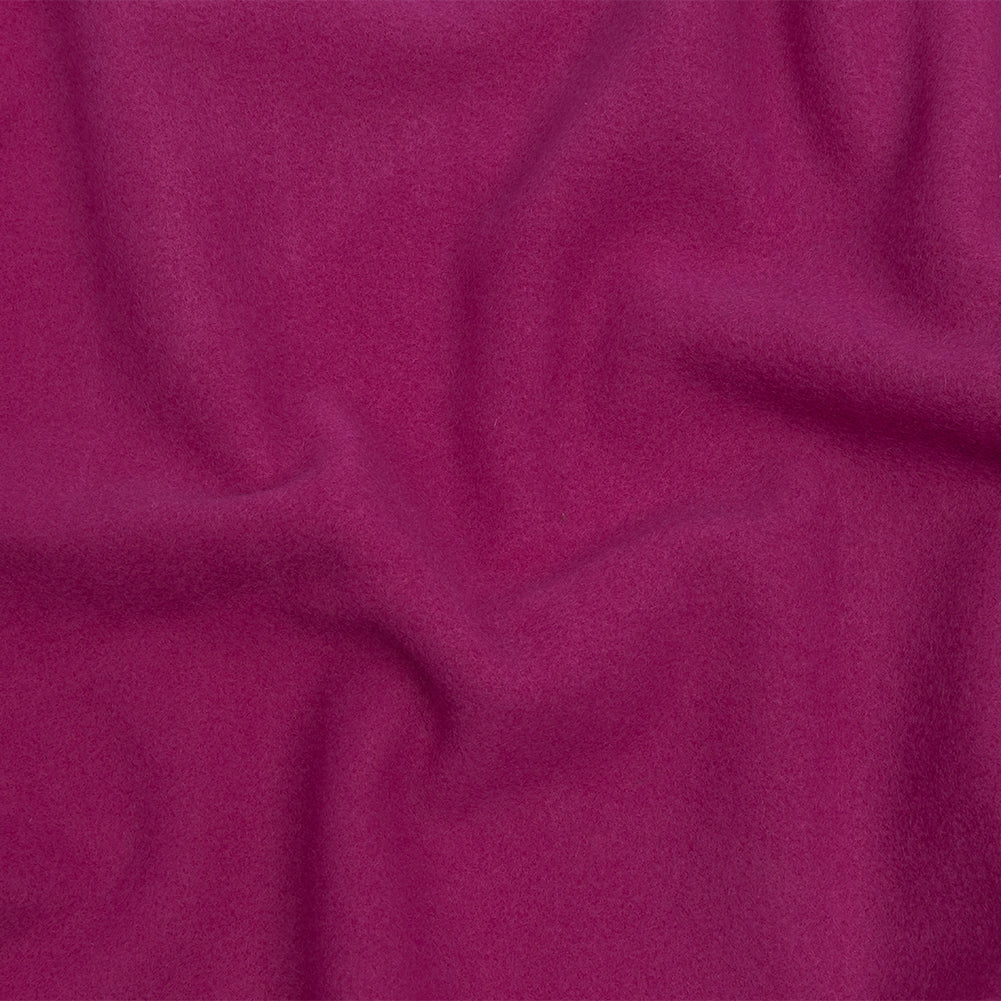 Wool and Cashmere Coating Made in Italy - Rose Violet - Alberini Collection Wool and Cashmere Coating Made in Italy - Rose Violet - Alberini Collection