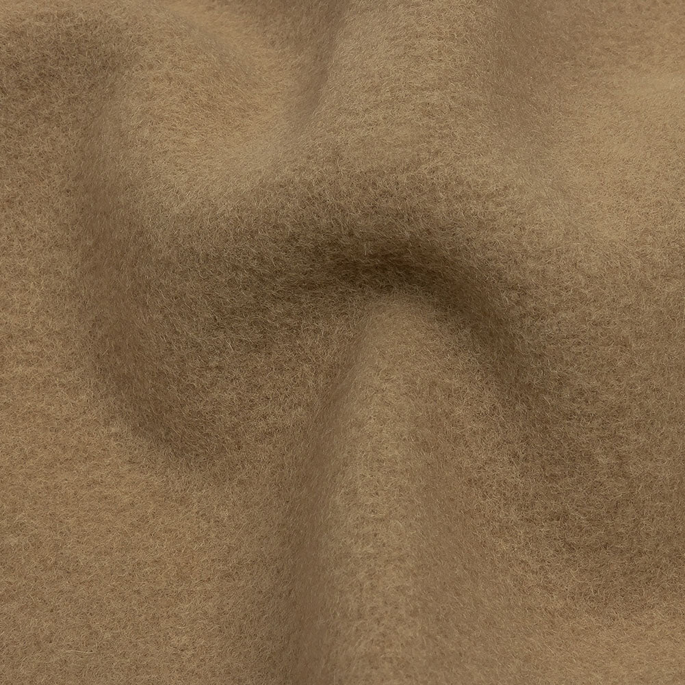 Wool and Cashmere Coating Made in Italy - Camel - Alberini Collection Wool and Cashmere Coating Made in Italy - Camel - Alberini Collection