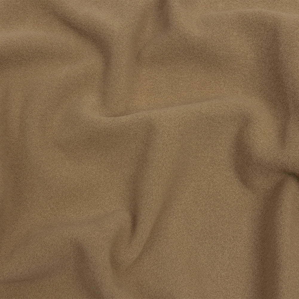 Wool and Cashmere Coating Made in Italy - Camel - Alberini Collection Wool and Cashmere Coating Made in Italy - Camel - Alberini Collection