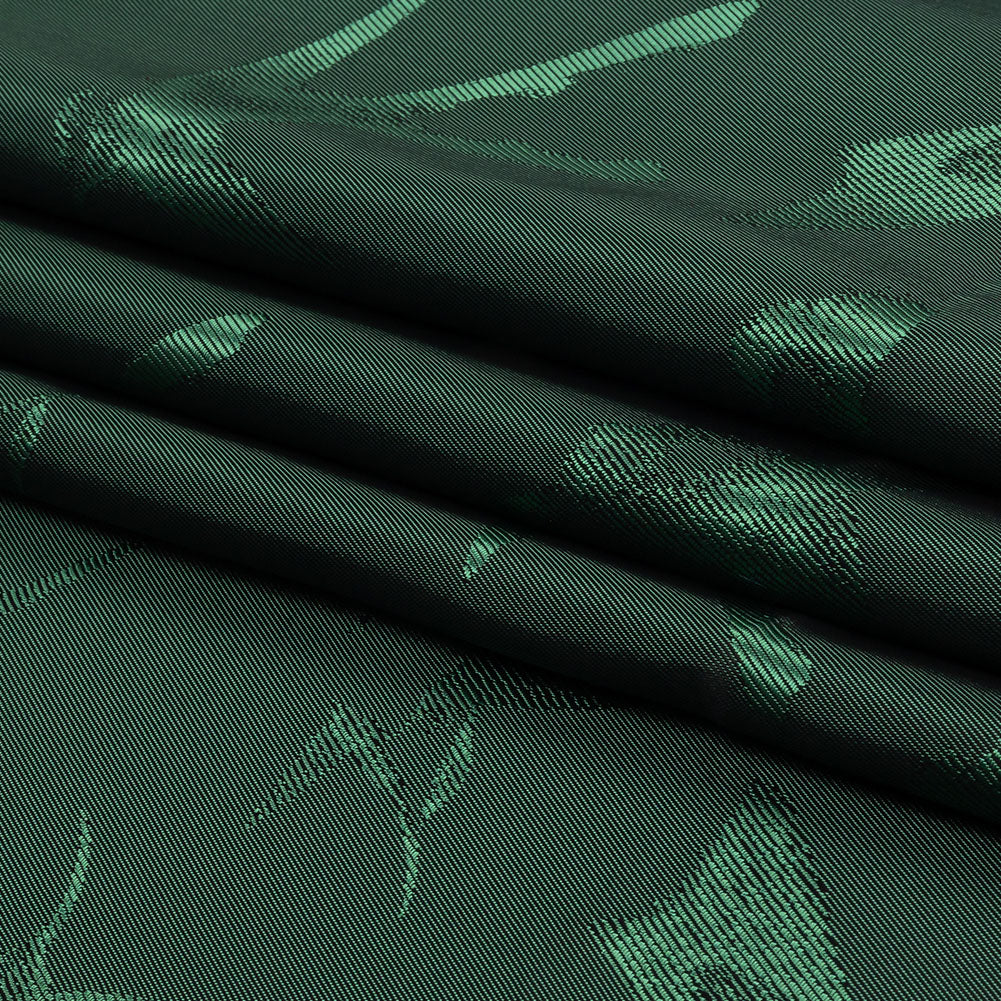 Hummingbirds Jacquard Lining - Hunter Green Tonal Hummingbirds Jacquard Lining - Hunter Green Tonal