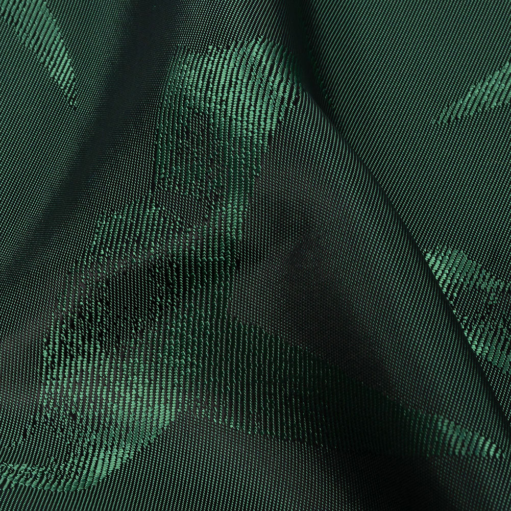 Hummingbirds Jacquard Lining - Hunter Green Tonal Hummingbirds Jacquard Lining - Hunter Green Tonal