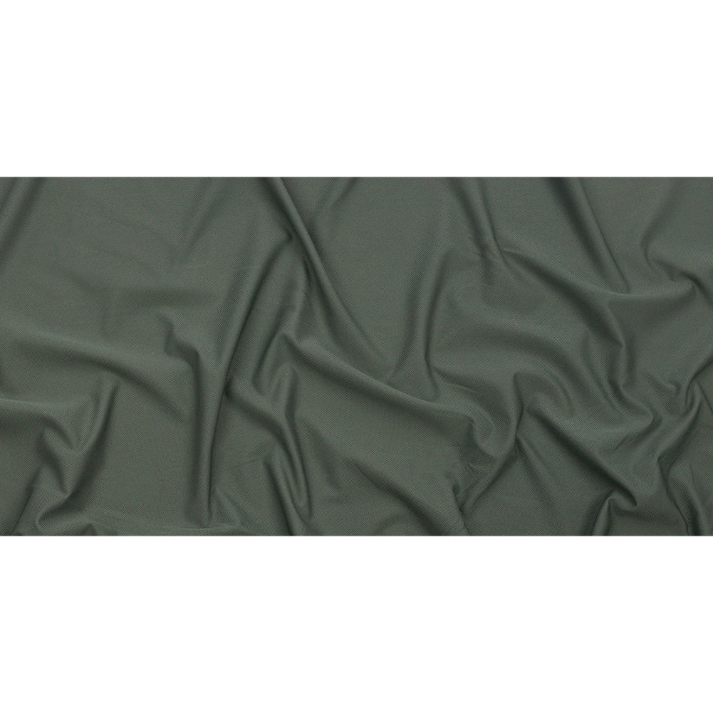 Olive Diamond Stretch Polyester Pique Drape Olive Diamond Stretch Polyester Pique Drape