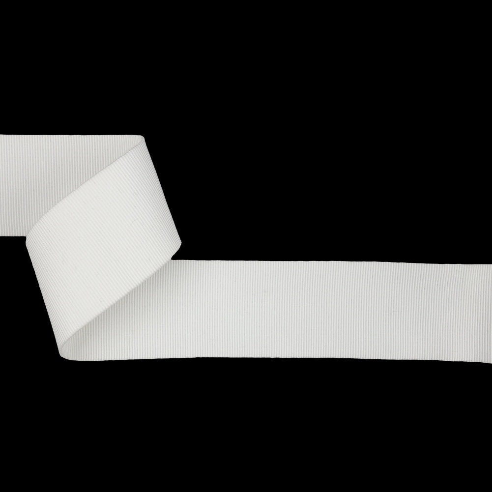 White Stretch Grosgrain Trim - 1.625" White Stretch Grosgrain Trim - 1.625"