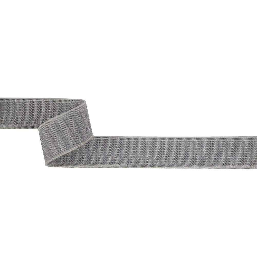 Gray Ribbed Elastic Trim - 1" Gray Ribbed Elastic Trim - 1"
