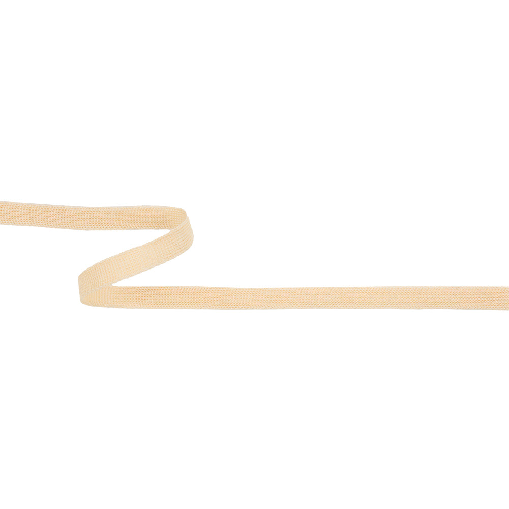 Beige Cotton Knit Trim Tape - 0.375" Beige Cotton Knit Trim Tape - 0.375"