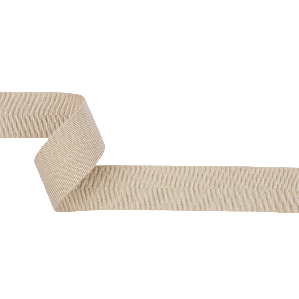 Buttercream Cotton Twill Tape - 1.25" Buttercream Cotton Twill Tape - 1.25"