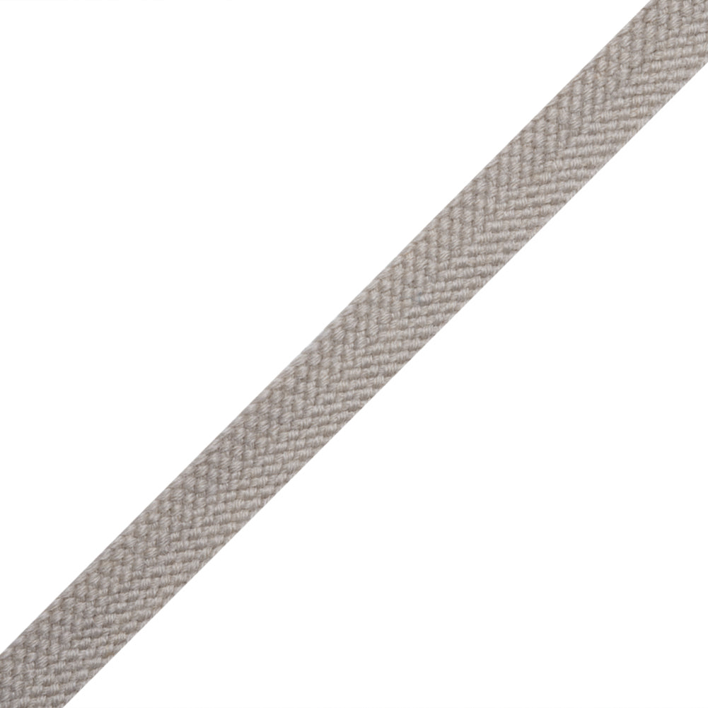 Seashell Wool Braided Tape - 0.5" Folded Seashell Wool Braided Tape - 0.5" Folded