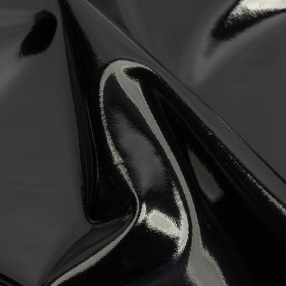 Black Stretch Faux Patent Leather Black Stretch Faux Patent Leather