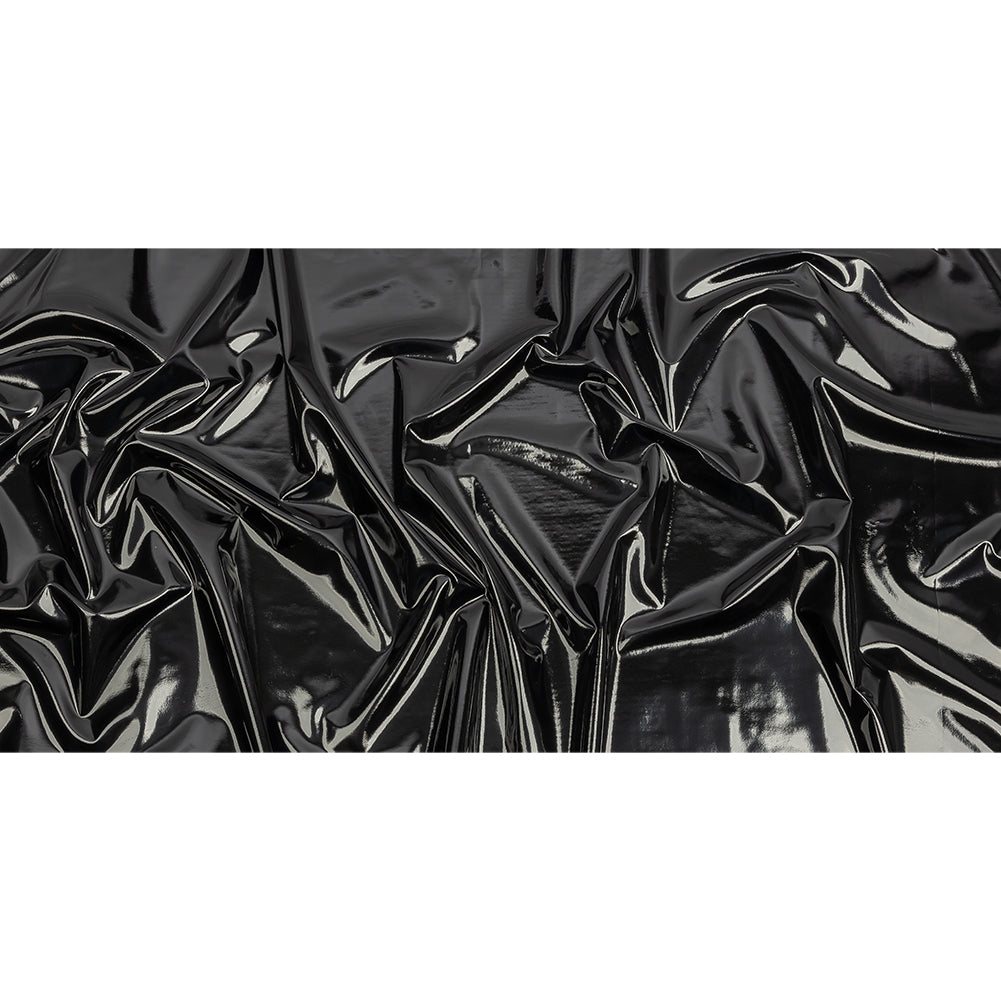 Black Stretch Faux Patent Leather Black Stretch Faux Patent Leather