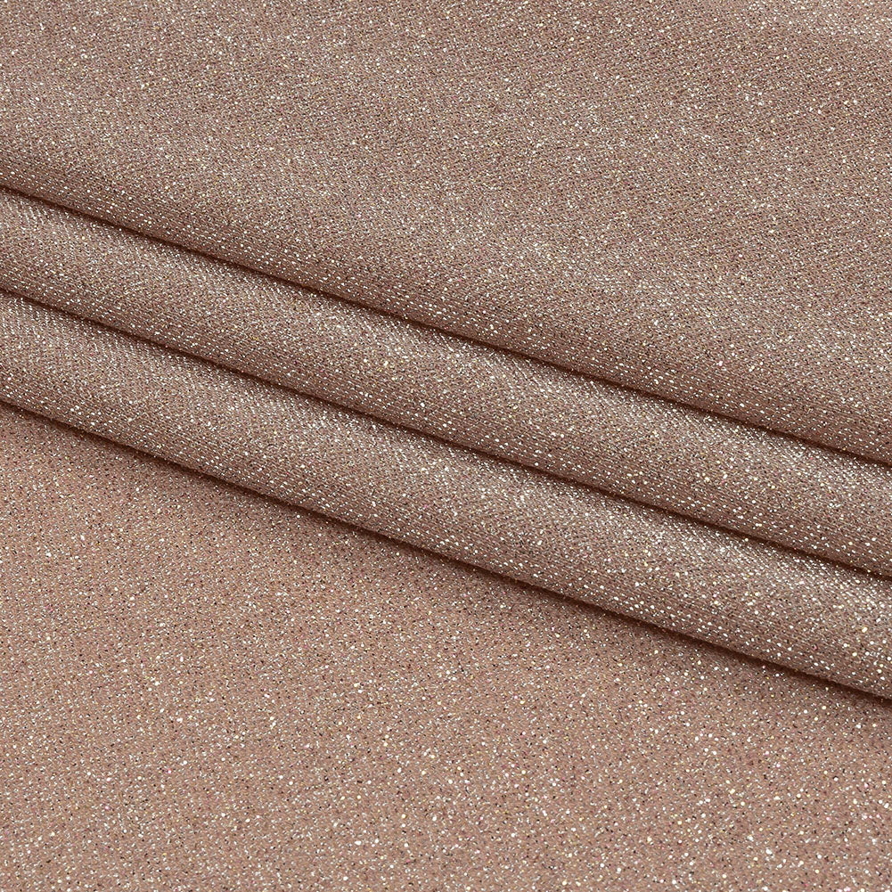 Nylon Knit with All-Over Glitter - Champagne - Sun Streams Collection Nylon Knit with All-Over Glitter - Champagne - Sun Streams Collection