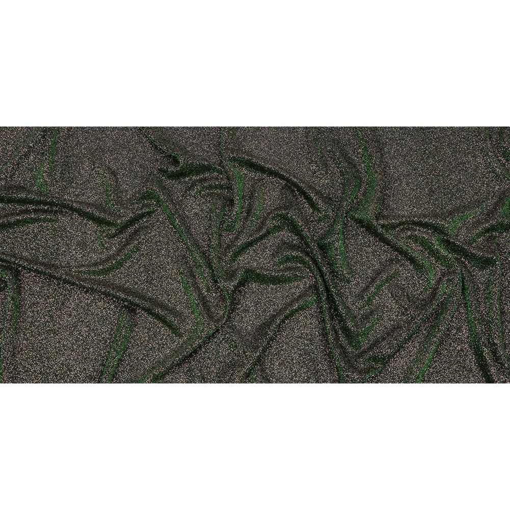 Nylon Knit with All-Over Glitter - Green - Sun Streams Collection - Full Nylon Knit with All-Over Glitter - Green - Sun Streams Collection - Full